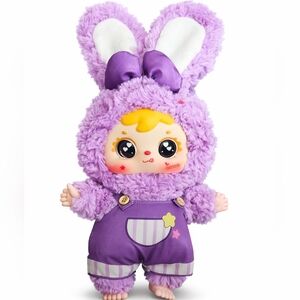 Samuel 400% Macaron Series Plush NEW - Purple Bunny